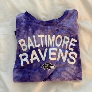 NFL Purple Tie-Dye Baltimore Fan T-Shirt